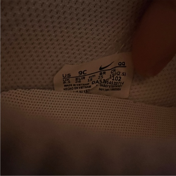 Nike Court Legacy Sneaker - Kids' 9C - White/Black - Picture 5 of 5